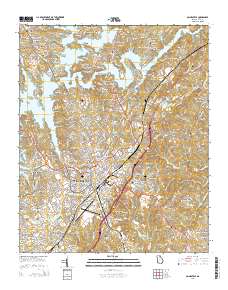 Gainesville 2014 topographic map thumbnail