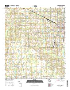 Fitzgerald West 2014 topographic map thumbnail
