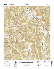 Ellaville South 2014 topographic map thumbnail