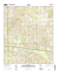 Dixie 2014 topographic map thumbnail