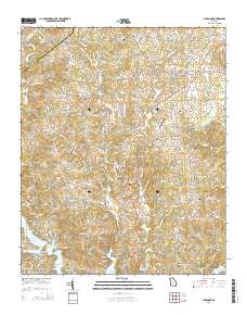 Clermont 2014 topographic map thumbnail