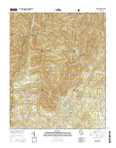 Cowrock 2014 topographic map thumbnail