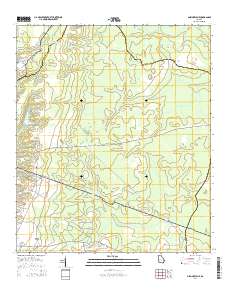 Glennville NE 2014 topographic map thumbnail