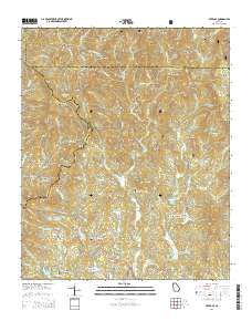 Dyer Gap 2014 topographic map thumbnail