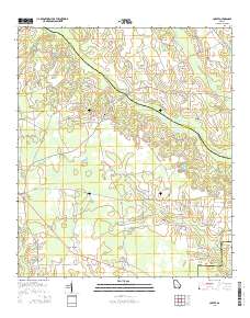 Coffee 2014 topographic map thumbnail