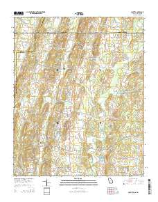Cohutta 2014 topographic map thumbnail
