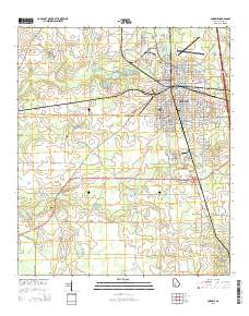 Cordele 2014 topographic map thumbnail