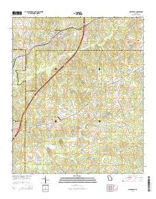 Grantville 2014 topographic map thumbnail