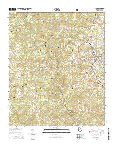 Eatonton 2014 topographic map thumbnail