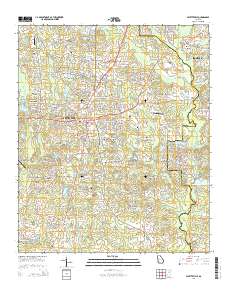 Fayetteville 2014 topographic map thumbnail
