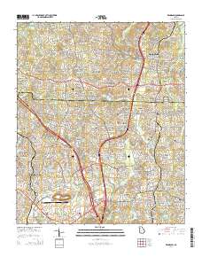 Kennesaw 2014 topographic map thumbnail