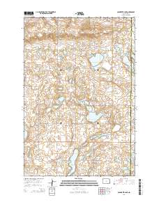 Coldwater Lake 2014 topographic map thumbnail