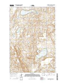 Coldwater Lake NW 2014 topographic map thumbnail
