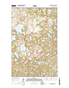 Carpenter Lake 2014 topographic map thumbnail