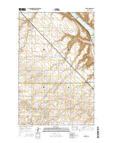 Coulee 2014 topographic map thumbnail