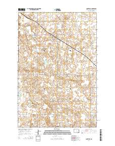 Courtenay 2014 topographic map thumbnail
