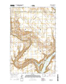 Dazey NE 2014 topographic map thumbnail
