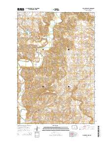 Fish Creek Lake 2014 topographic map thumbnail