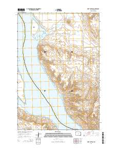 Fort Yates SE 2014 topographic map thumbnail