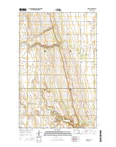 Gardar 2014 topographic map thumbnail