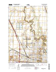 Fargo North 2014 topographic map thumbnail