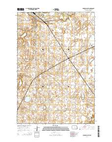 Enderlin South 2014 topographic map thumbnail