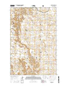 Fryburg 2014 topographic map thumbnail