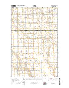 Deering NW 2014 topographic map thumbnail