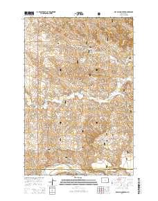 Dry Bullion Creek 2014 topographic map thumbnail