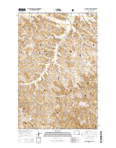 Flat Rock Butte 2014 topographic map thumbnail