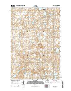 Gackle South 2014 topographic map thumbnail