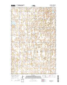 Egeland SE 2014 topographic map thumbnail