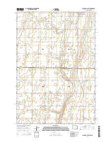 Ellendale South 2014 topographic map thumbnail
