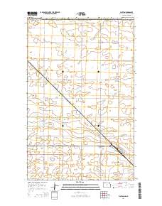 Flaxton 2014 topographic map thumbnail
