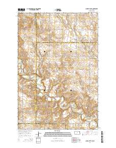 Clark Butte NE 2014 topographic map thumbnail