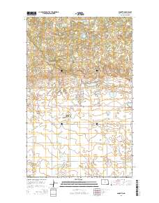 Dunseith 2014 topographic map thumbnail