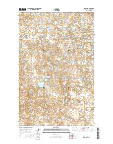 Helde Lake 2014 topographic map thumbnail