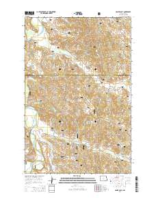 Hanks Gully 2014 topographic map thumbnail