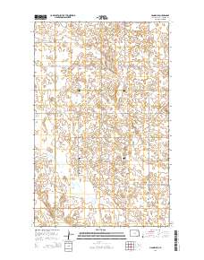 Hannah SE 2014 topographic map thumbnail