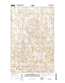Hannah SW 2014 topographic map thumbnail