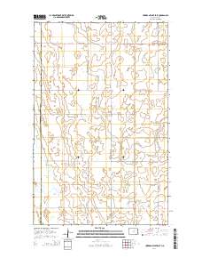 Hurricane Lake East 2014 topographic map thumbnail