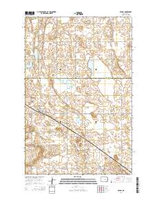 Kensal 2014 topographic map thumbnail