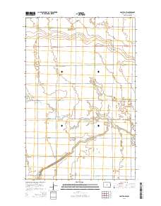 Halstad SW 2014 topographic map thumbnail
