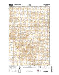 Hirschville SW 2014 topographic map thumbnail