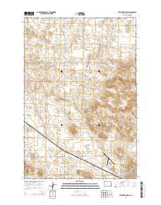 Hettinger North 2014 topographic map thumbnail