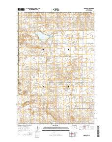 Grass Lake 2014 topographic map thumbnail