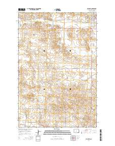 Killdeer 2014 topographic map thumbnail