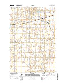 Gwinner 2014 topographic map thumbnail