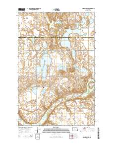 Horseshoe Lake 2014 topographic map thumbnail