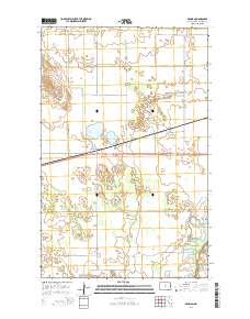 Denbigh 2014 topographic map thumbnail